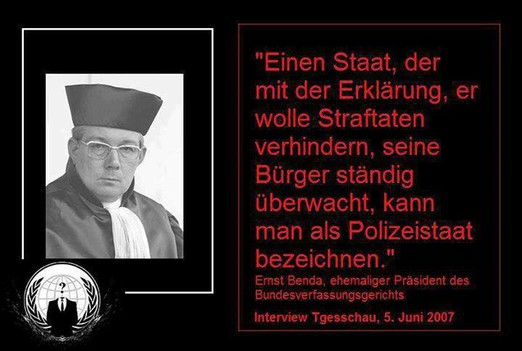 Polizeistaat _ BVerfG _ Ernst Benda